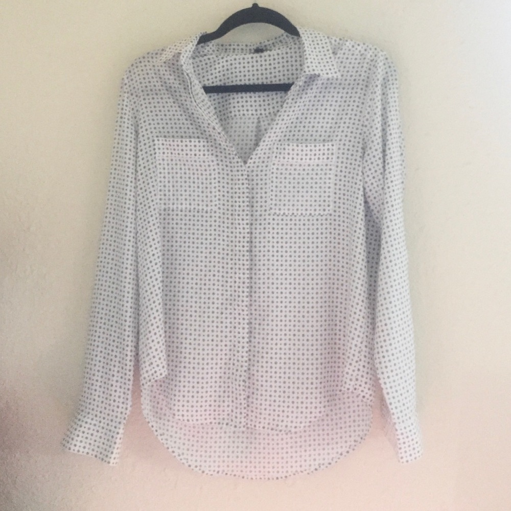 Ann Taylor Flower Pattern Blouse